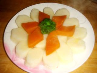 Microwave Oven-yam Pumpkin recipe