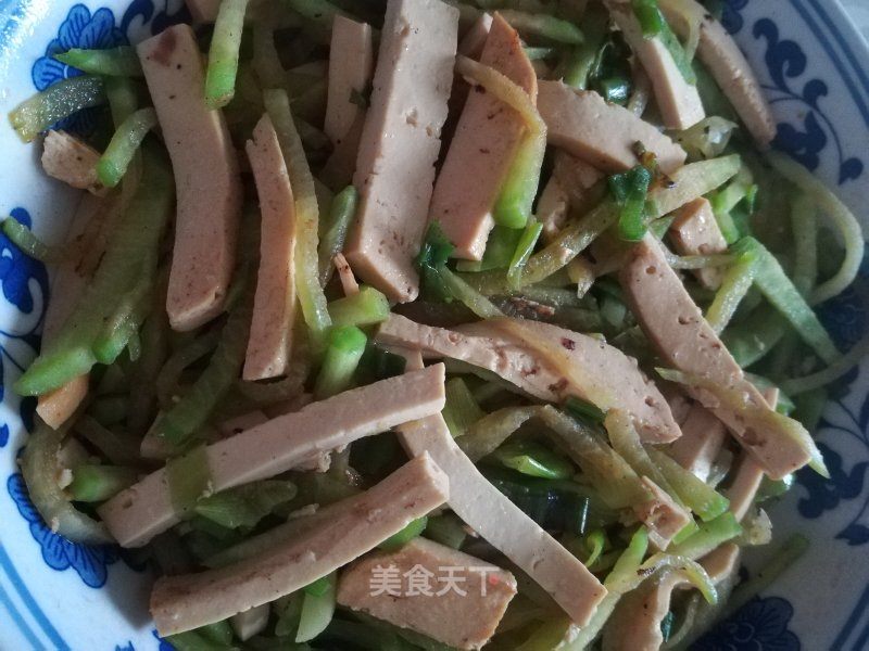 Fried Radish with Tofu recipe