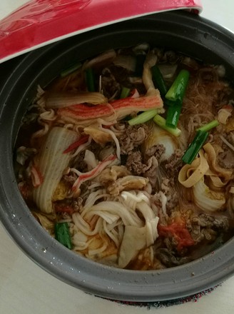 Korean Beef Beef Hot Pot recipe