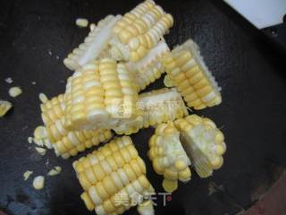 Yam Corn Keel Soup recipe