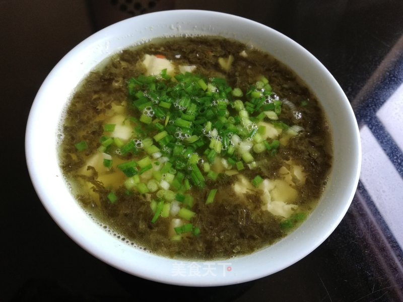 Sauerkraut Tofu Soup