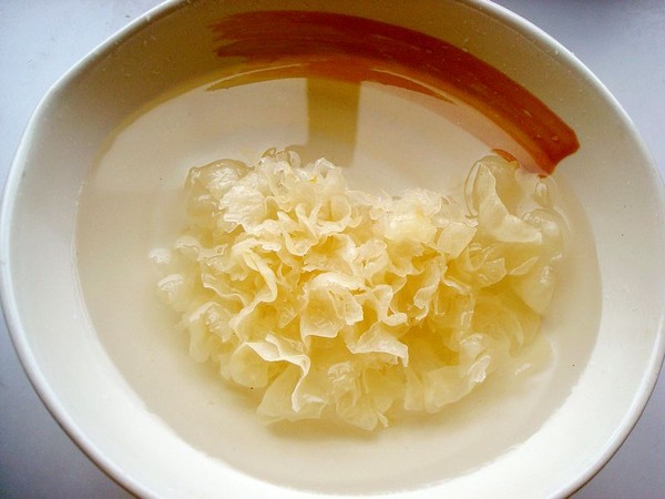 Peach Gum White Fungus Soup recipe