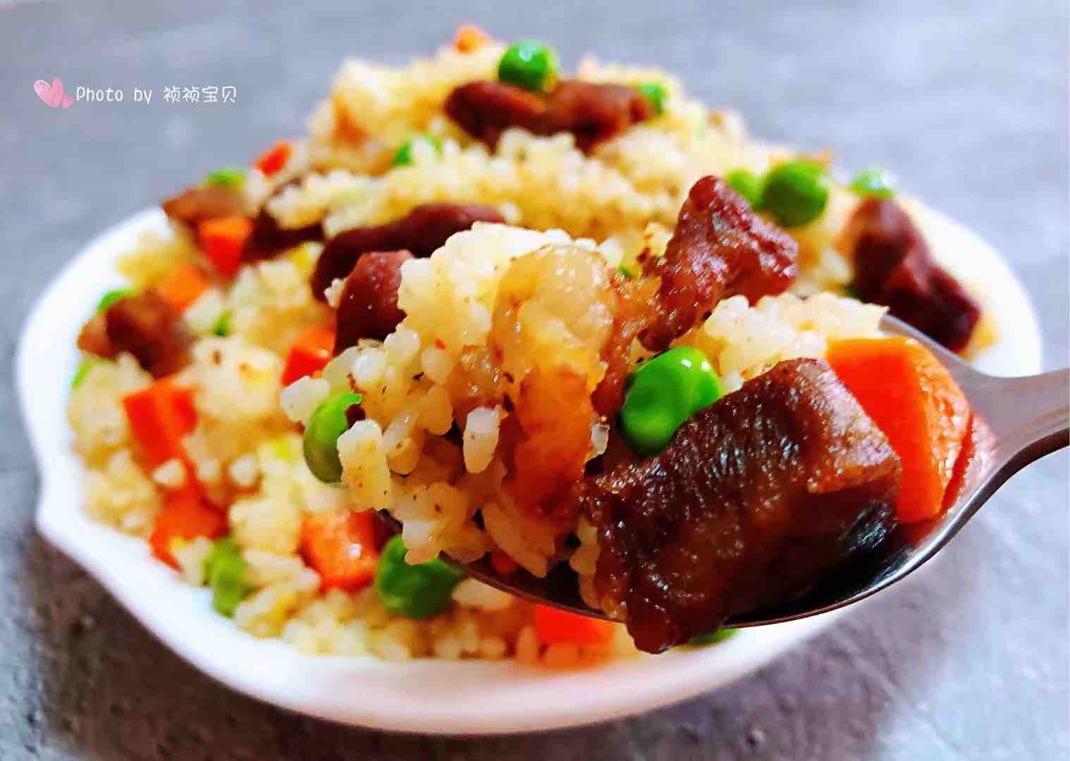 Lamb Skewers Fried Rice recipe