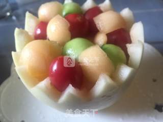 Multicolored Fruit Balls recipe
