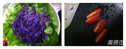 Lettuce Purple Cabbage Pull recipe