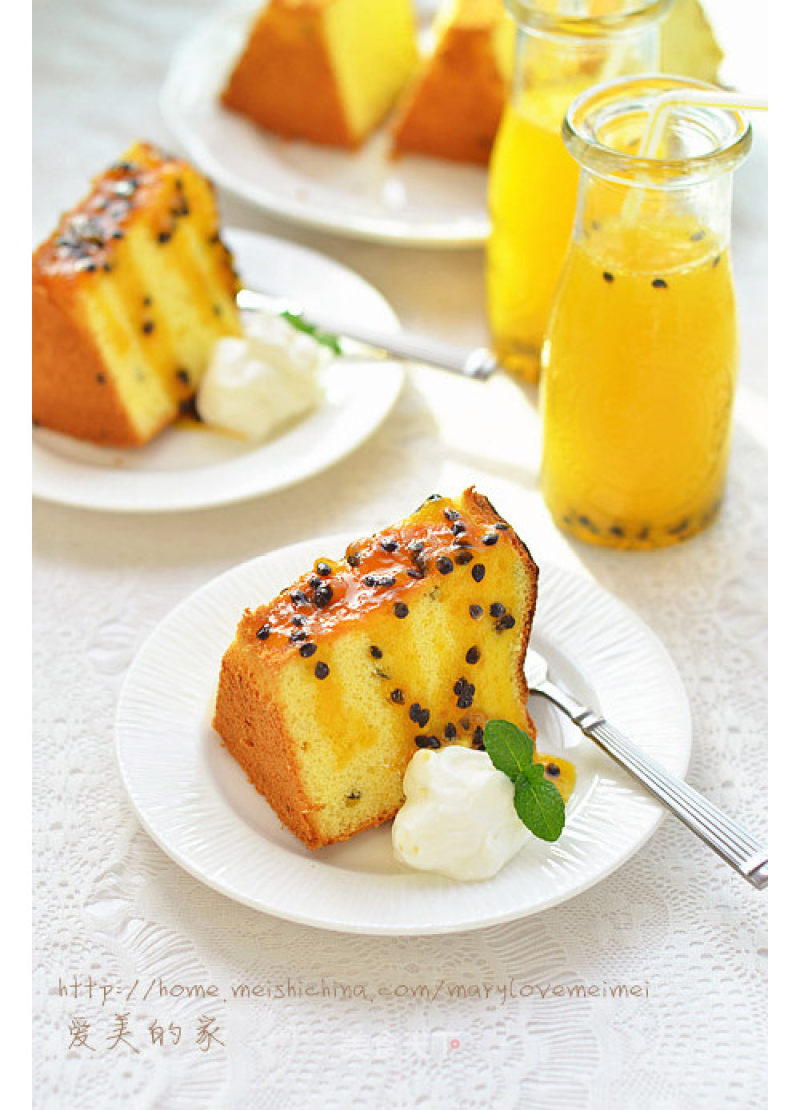 Mastering The Method Can Change All Kinds of Tricks----passion Fruit Chiffon recipe