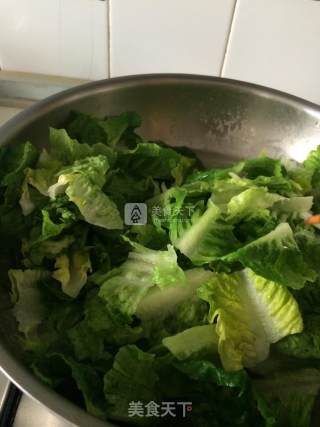 Healthy, Light and Delicious-mixed Lettuce in Oyster Sauce recipe