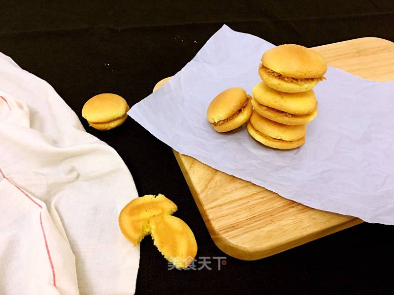 #四session Baking Contest and It's Love to Eat Festival# Meat Floss and Small Shell Cake recipe