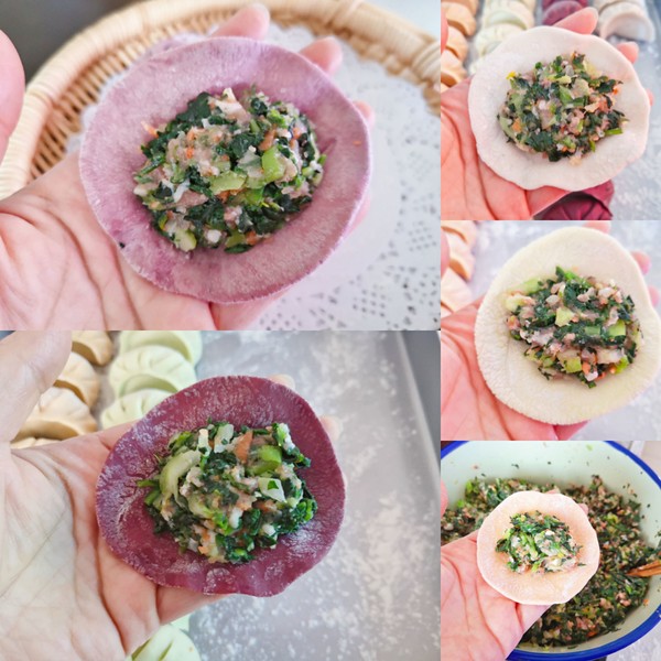 Colorful Dumplings recipe