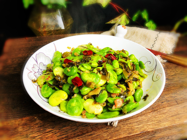 Stir-fried Douban with Pickled Vegetable and Minced Meat recipe