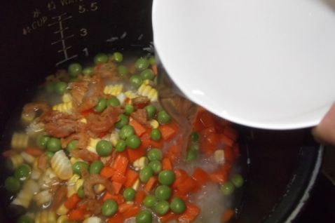 Colorful Braised Rice recipe