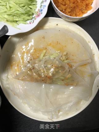 Homemade Roll Noodles with Cold Skin recipe