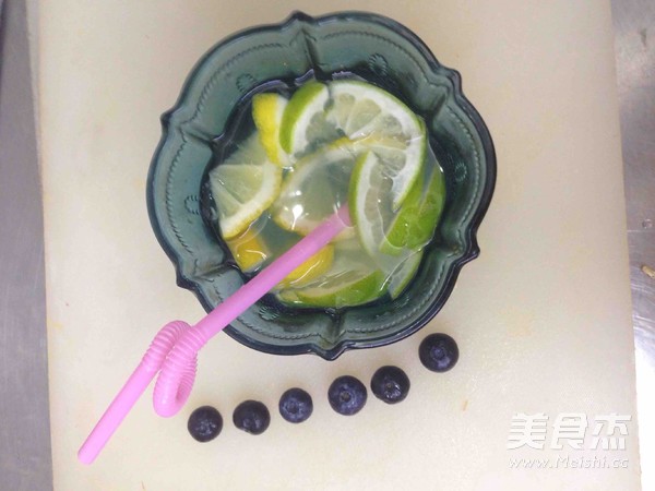 Colorful Lemon Fruit Tea recipe