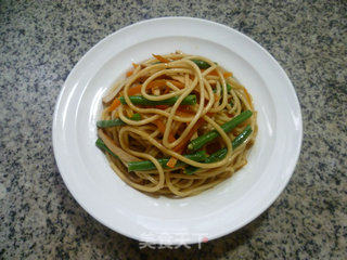 Carotene Fried Noodles recipe