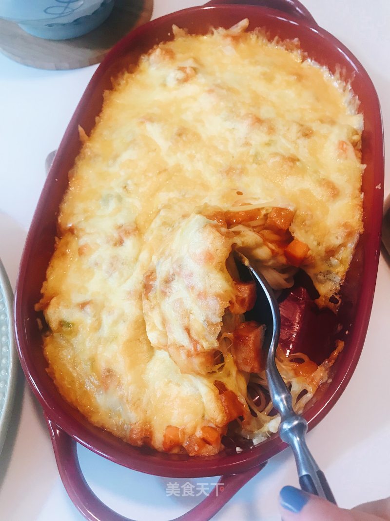 Cheese Baked Spaghetti recipe