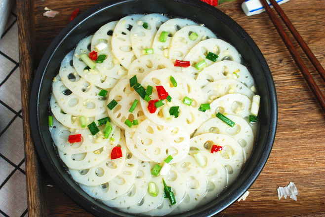 Cold Lotus Root Slices recipe