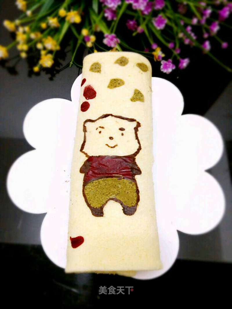 Bear Cake Roll recipe