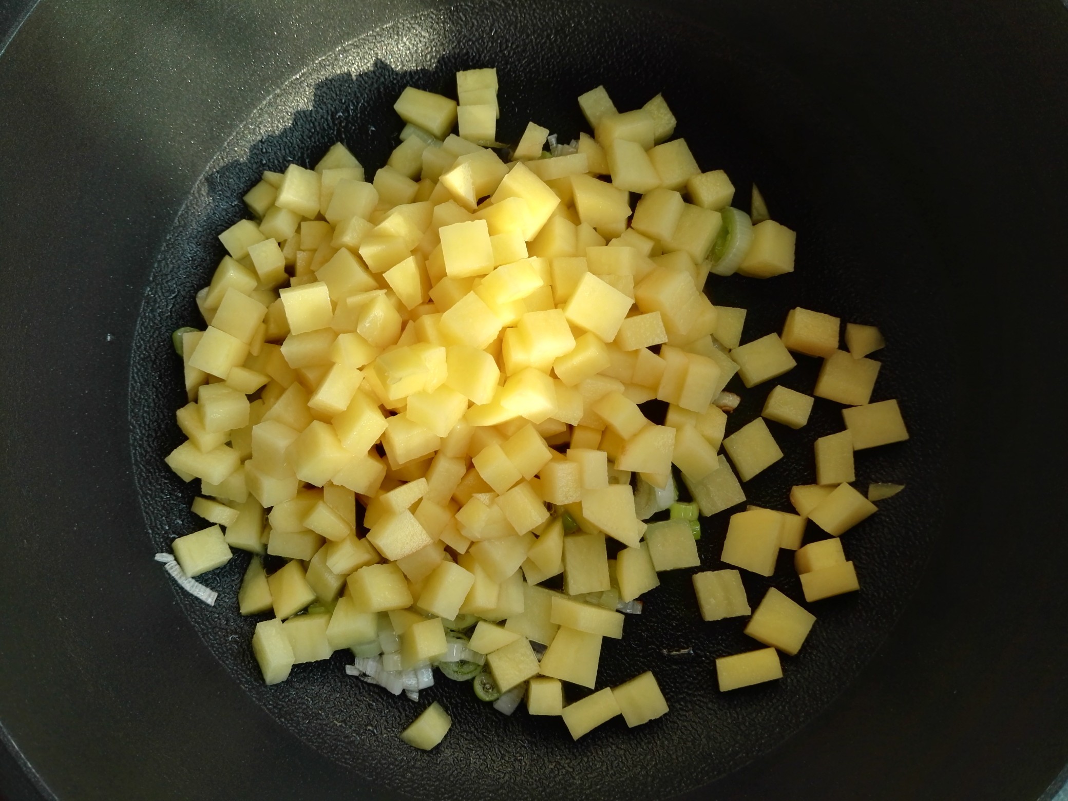 Spicy Diced Potatoes recipe