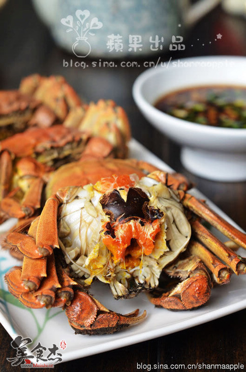 Steamed Hairy Crabs recipe