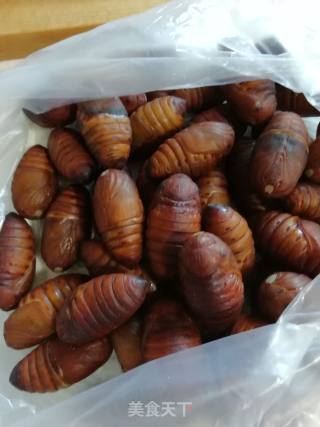 Mixed Silkworm Pupa recipe