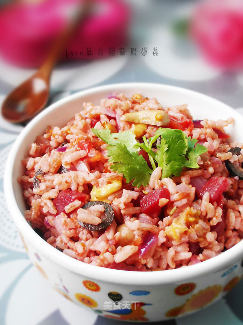 Red Rice Bibimbap recipe
