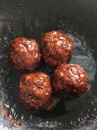 Meat Ball with Soy Sauce recipe