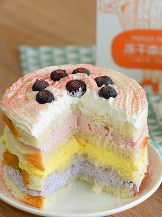 Sliced Bread Rainbow Fruit Cake