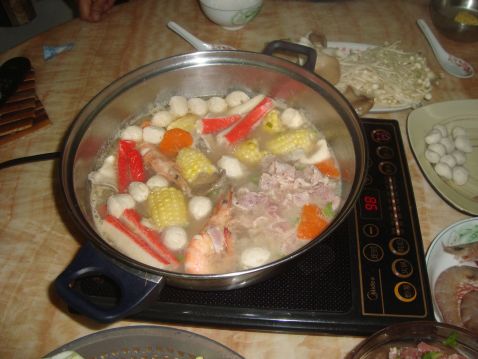 Corn Pork Bone Soup Hot Pot recipe