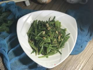 Garlic Spinach Stem recipe