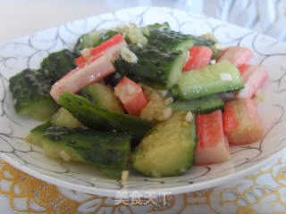 Cold Cucumber Crab Foot Sticks recipe