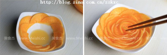 Orange Radish Flower recipe