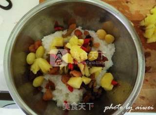 Pineapple Eight Treasure Rice recipe