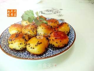 Black Sesame Glutinous Rice Cake recipe