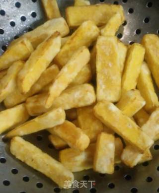 Pumpkin Strips with Egg Yolk recipe