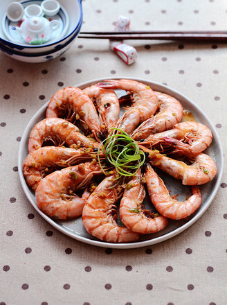 Braised Prawns in Oil