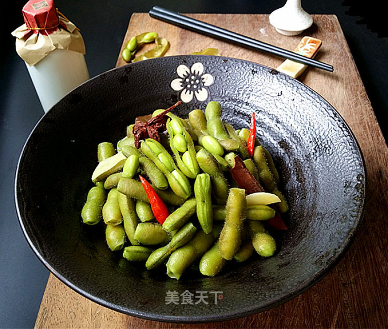 Spiced Salted Edamame recipe