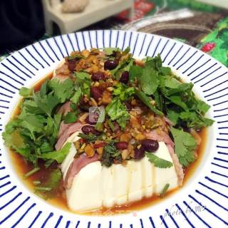 Steamed Tofu with Bacon recipe