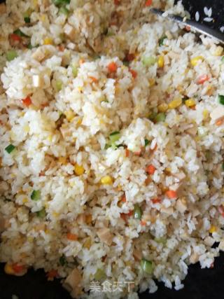 Fried Rice with Ham recipe