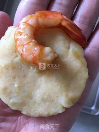 #aca烤明星大赛#roasted Potatoes and Shrimp Balls recipe