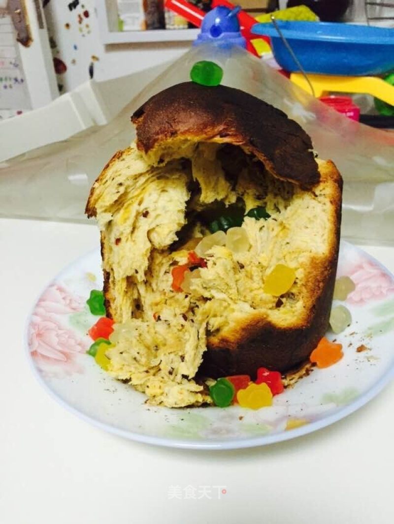 "bear Cave"-sweet Jujube Mashed Wolfberry Bread recipe
