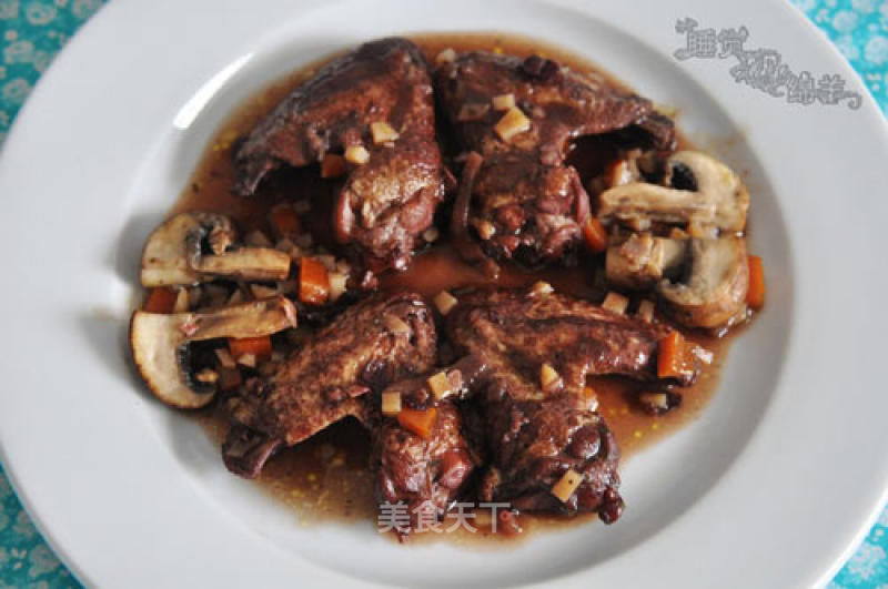 Coq Au Vin – French Wine Stewed Chicken recipe