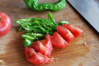 The Best Way to Eat Eggplant [fried Eggplant with Tomato and Pepper] recipe