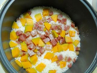 Rice Pot Pumpkin Braised Rice recipe