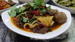 Duck Blood Maocai recipe