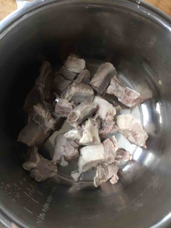 Yam Pork Ribs Soup recipe