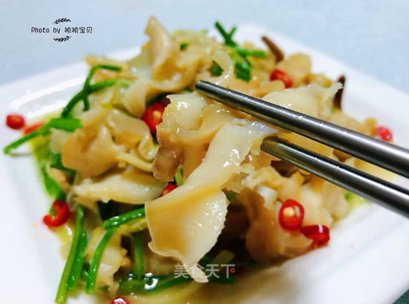 Scallion Fried Conch Slices#家乡味# recipe