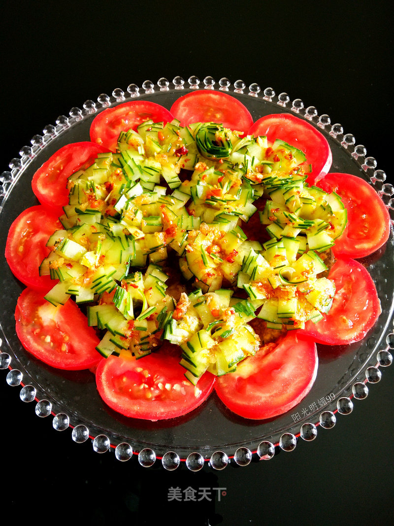 Refreshing Flower Cucumber recipe