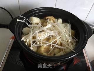 Chinese Yam Hen Mushroom in Clay Pot recipe