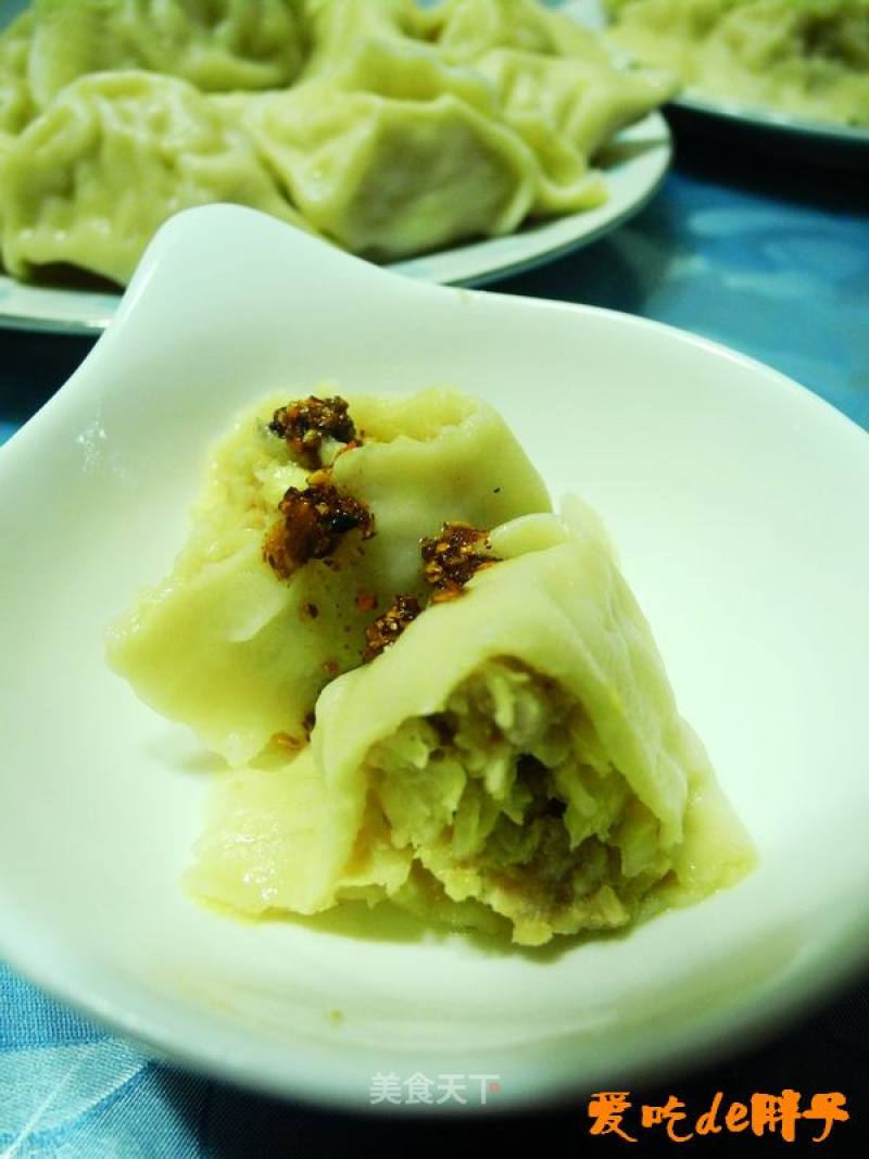 Cabbage Pork Sea Rice Dumplings recipe