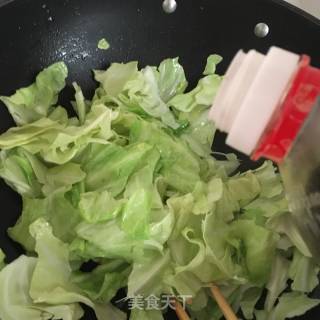 Stir-fried Green Cabbage recipe